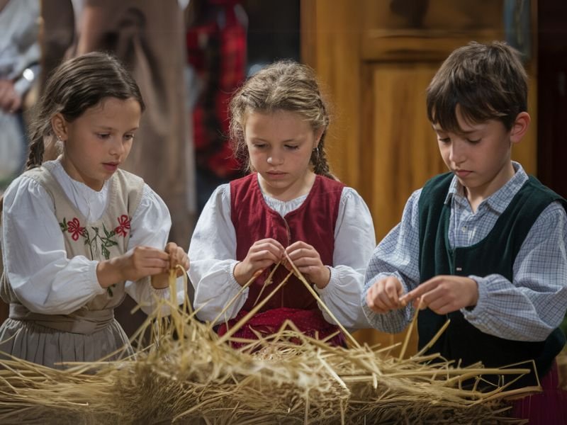 božićni običaji sa decom