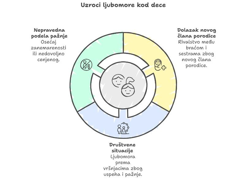 uzroci ljubomore kod dece