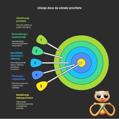 Infografika prioriteti kod dece